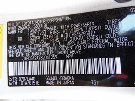 2008 Toyota Highlander Limited White 3.5L AT 2WD #Z24660